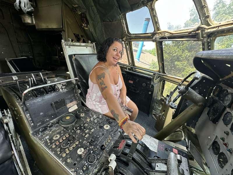 Dining in a refueling Airplane!!! 