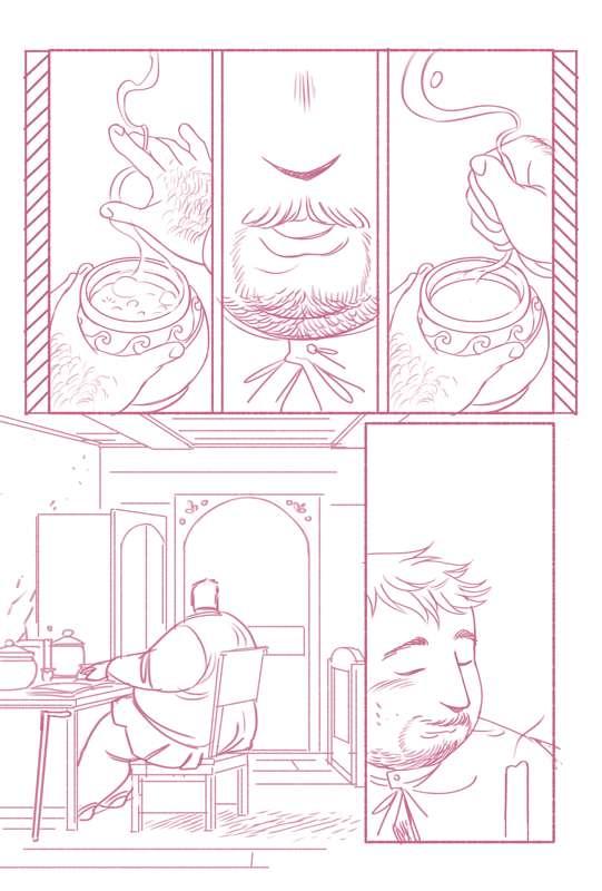 Map of the Heart | Process | Pencils | Ch1 Pages 28-33