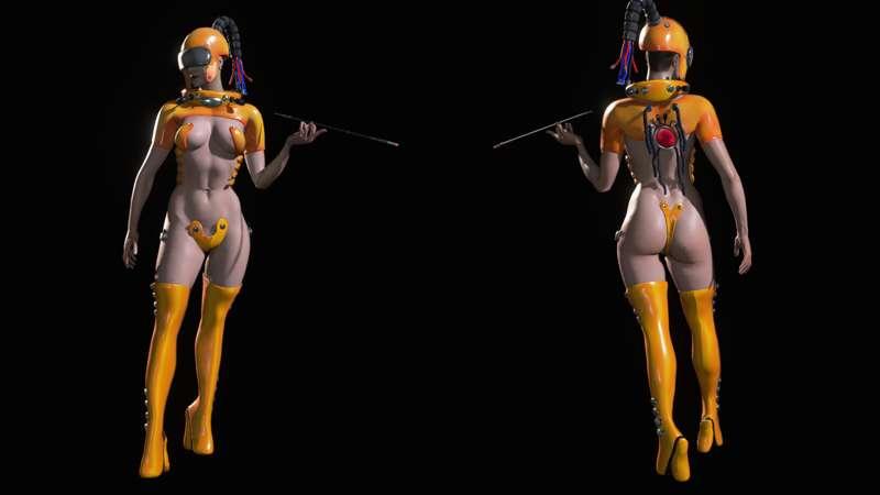 CyberPunk outfit for Dimitrescu