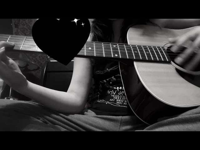 sorry for being distant, here’s me playing guitar for the first time since high school <3