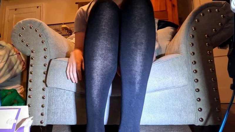 Double crossed legs + chair stretching