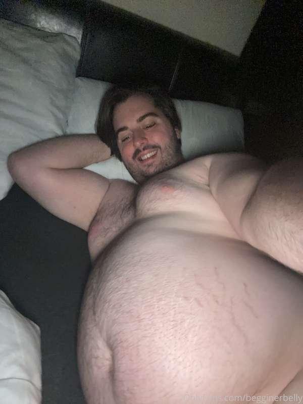 In bed and bloated 😁