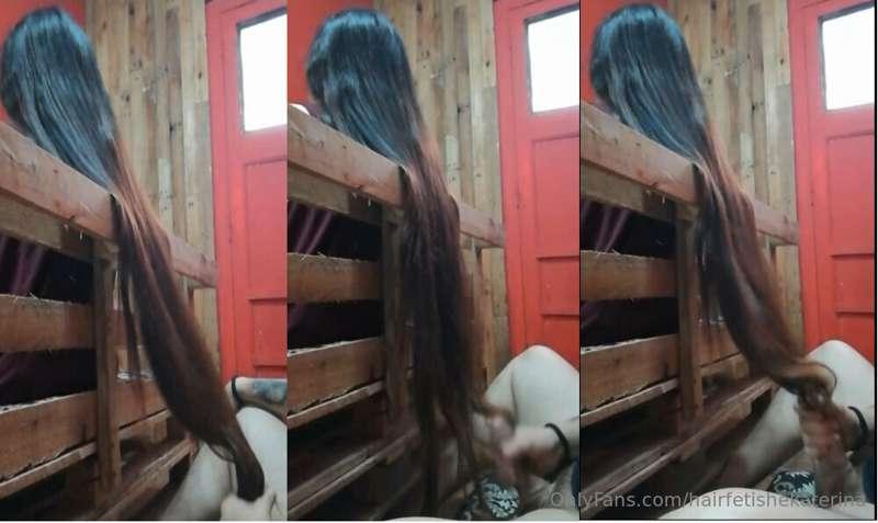 Another old hairjob video from 2019 with @xmorgandorfferx ♥ ..