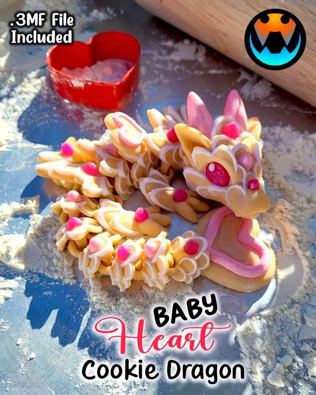 BABY Heart Cookie Dragon