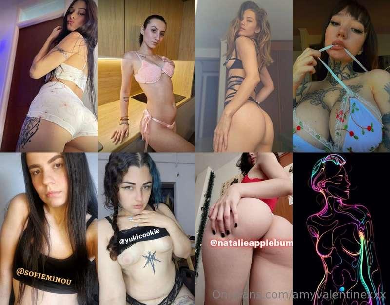 ❤️🍒 @christinecaprice 🍒❤️✨🧡 @amyvalentinexxx 🧡✨🍭 @CANDYSTARM..