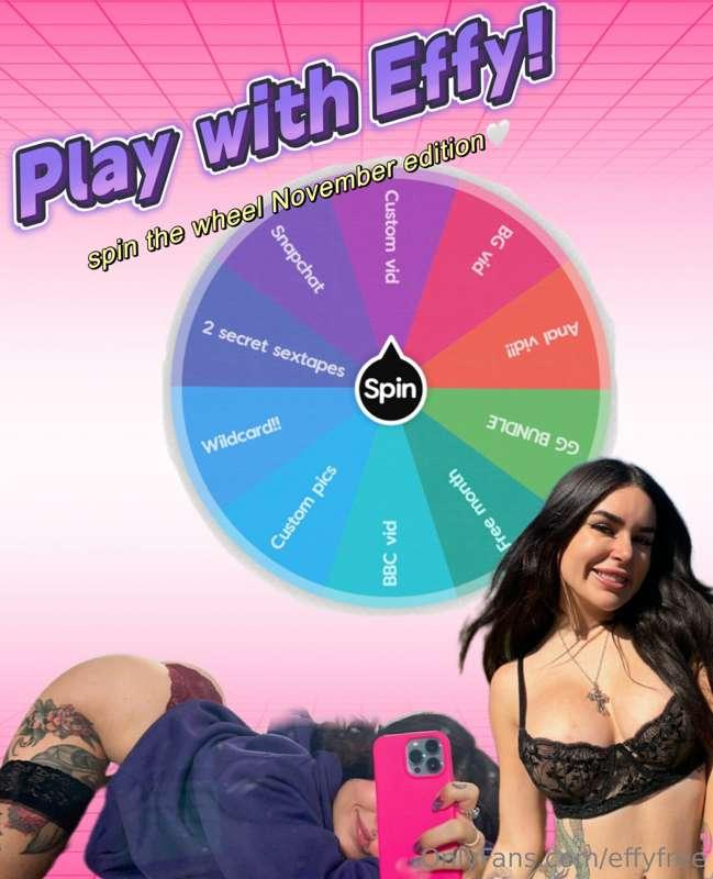 ***ayoooo its that time of the year again***🤝
you spin you w..