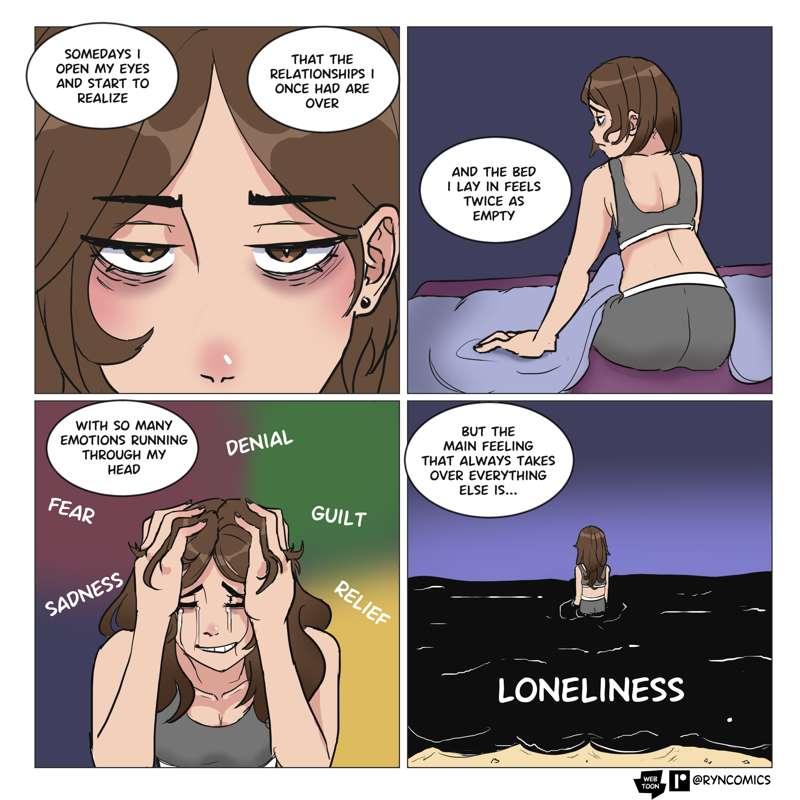 Post Relationship Loneliness