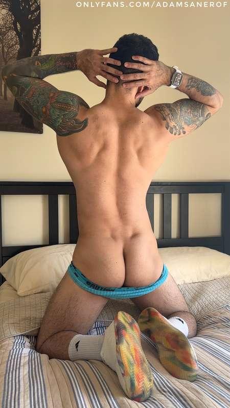 My morning stretches would’ve been so much better if I were ..