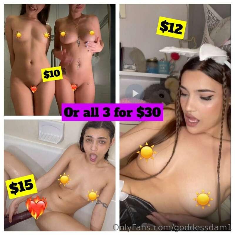 🔥FLASH SALE: BEST OF APRIL🔥 

🚿 TIP $10 & YOU GET MY GIRL ON..