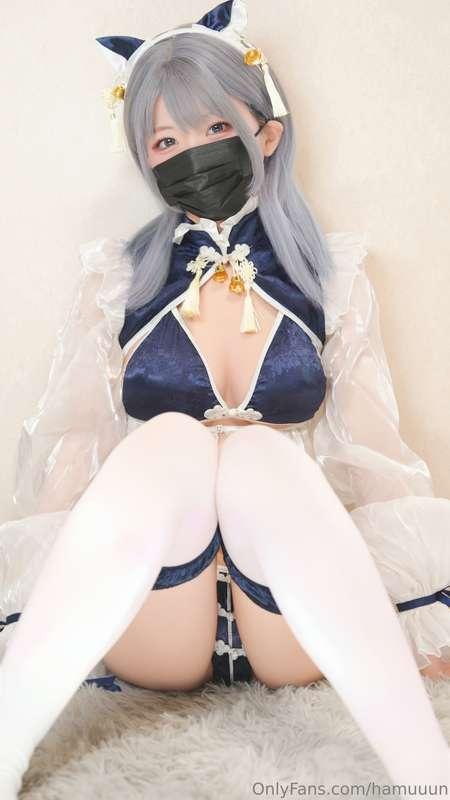 playing with oneself💕Chinese-style lingerie💖about 8min