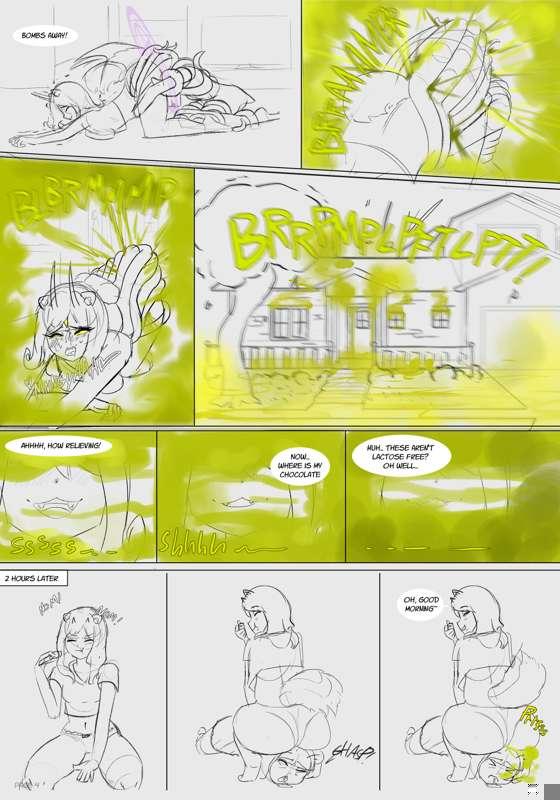 Halloween special: Skunkgirl Lolite's angry form, gassing down the neighbourhood