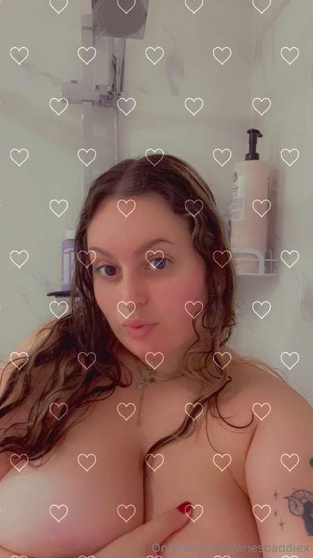 about to shower, who’s joining?