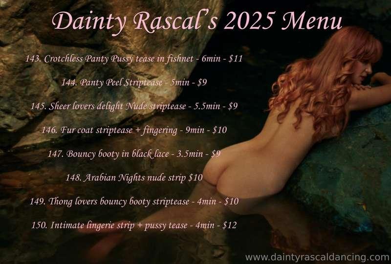WOW! It’s been SO long since I’ve updated the sexy tip menu!..
