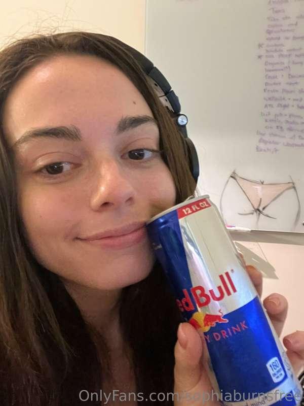 Slurp me down like I devour RedBull on the daily 💦
