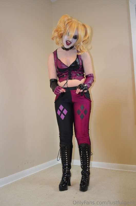 I think this was one of my first Cosplays with make up and a..