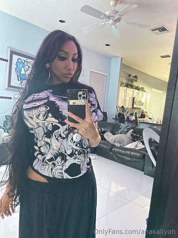 The bigger, the T-shirt, the cozier the vibes . Still sexy w..