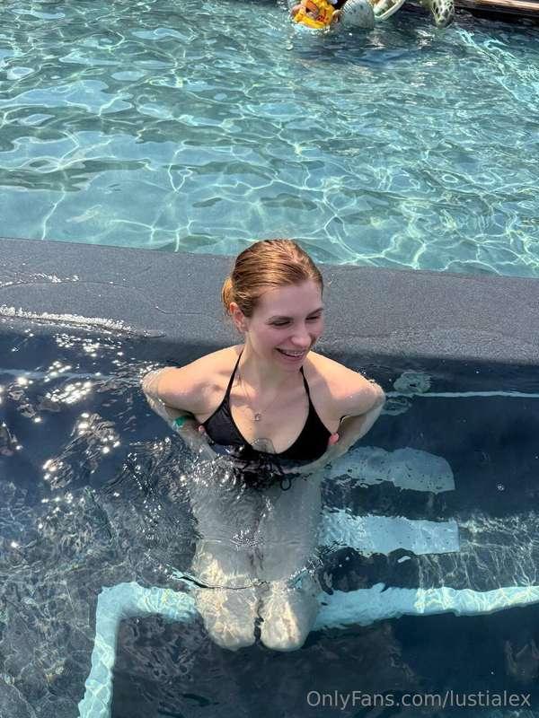 Went to the pool and had a magical time! The water was like ..