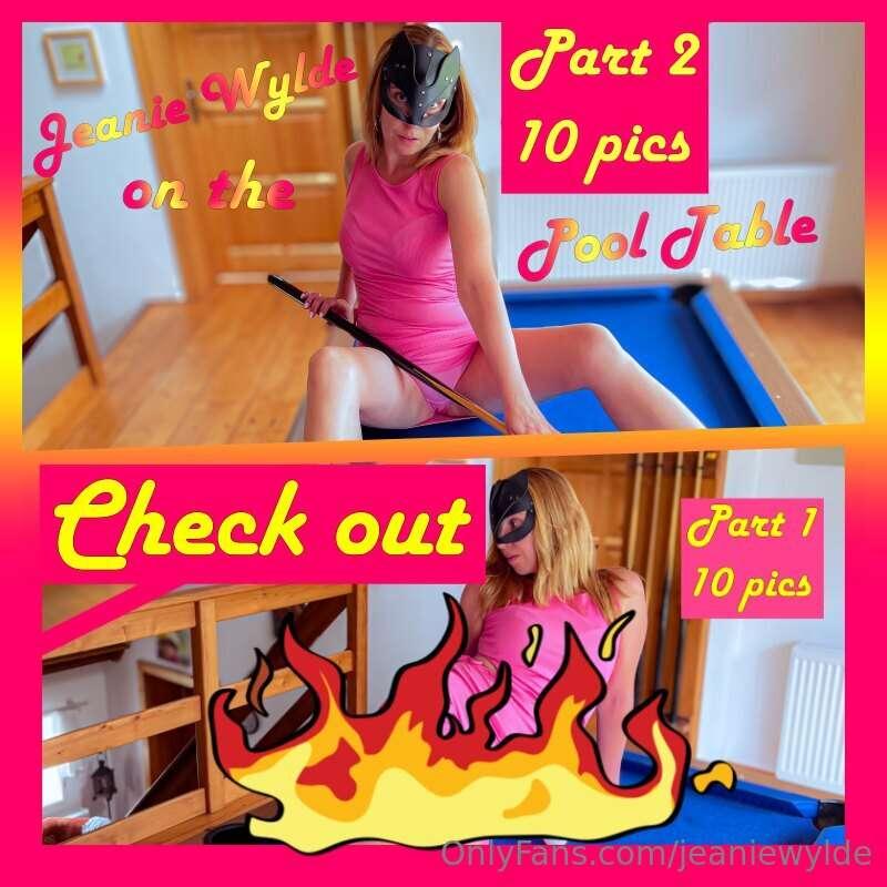 Jeanie Wylde on the Pool Table Part 2 I said I wasn’t playin..