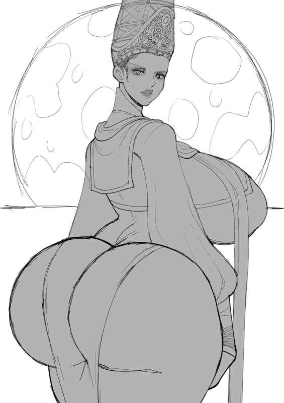 Elden Ring Rennala, Queen of the Full Moon Sketch