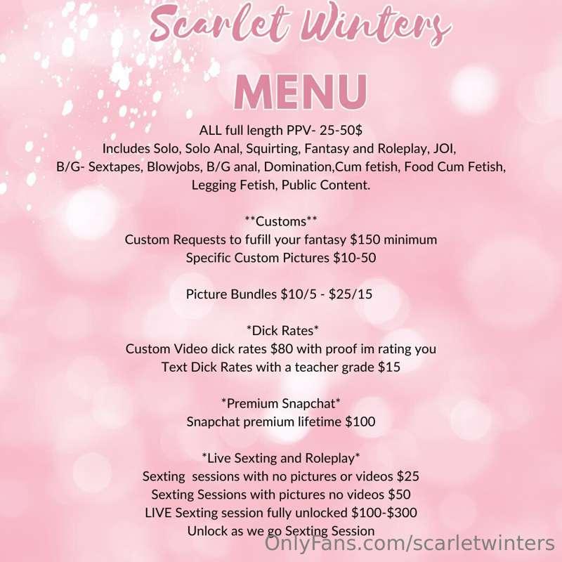 💓**SCARLETS SEXY SECRETS**💓

***The key to any good relation..