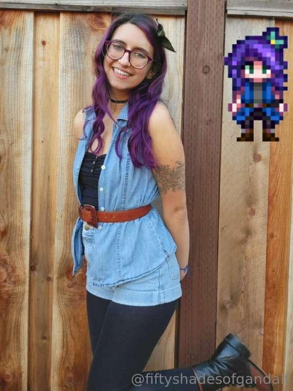 A fun lil Abigail- Stardew Cosplay <3 hello to all my new su..
