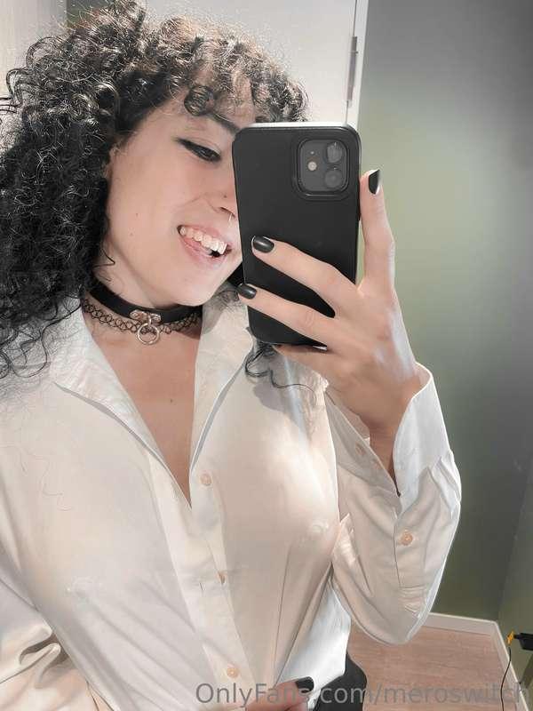 My shirt is a little bit see through, do you thing my boss w..