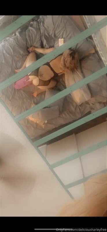 I love having my ass double penetrated by my sex machine for..