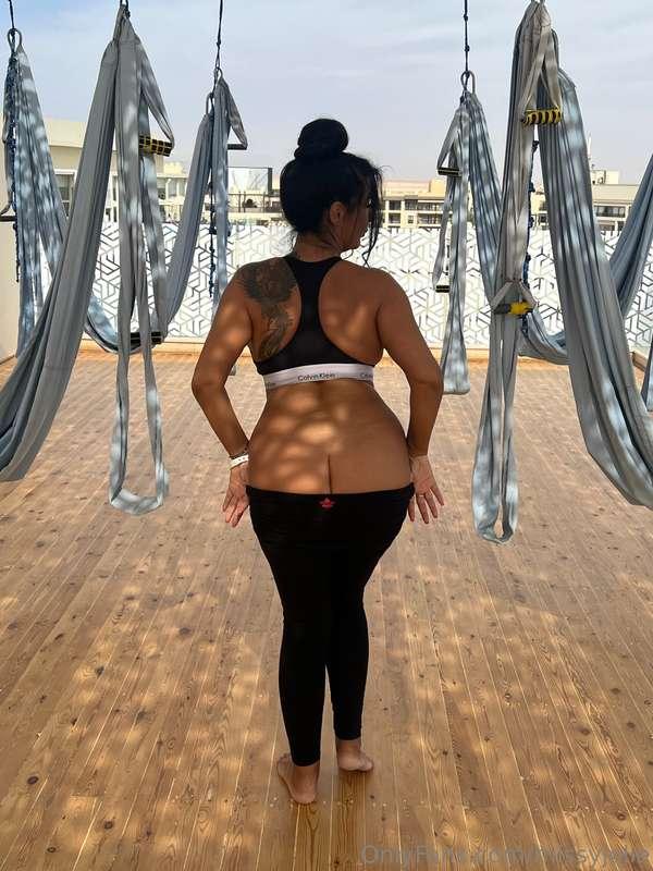 After all that stretching, I guess I can allow you to stretc..