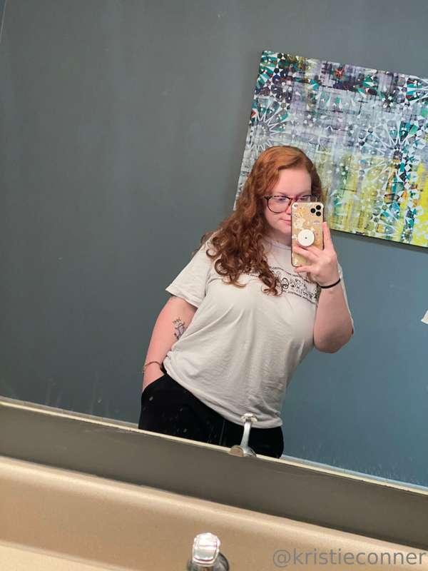 I love when I go to look at homes and their bathrooms and li..