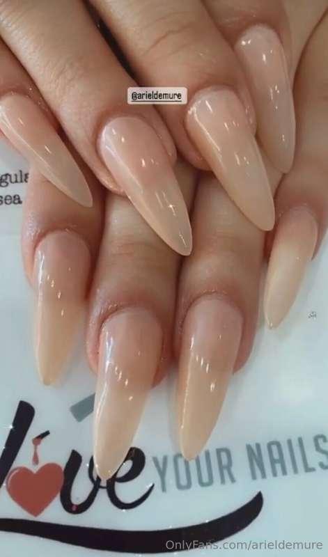 your favorite TS needed a manicure bad today..if you treat m..