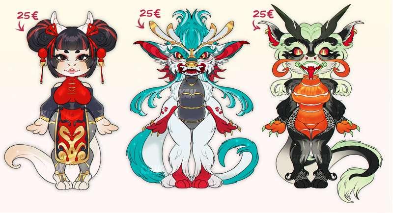 LAST ONE OPEN!✨🐉Mini Dragons🐉✨ Super cheap ADOPTS 