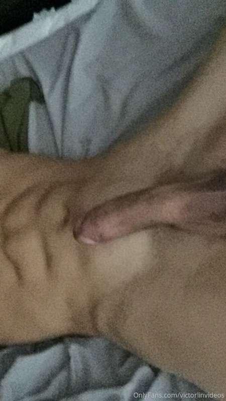 resting cock on my abs