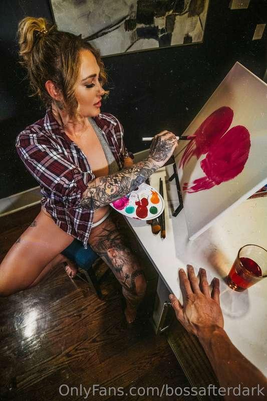 Always creating art with @xdianadiamondx  Later this month d..