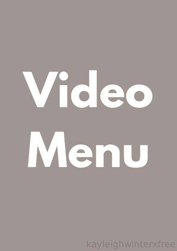 **VIDEO MENU**

Tip/comment or message me the desired video ..