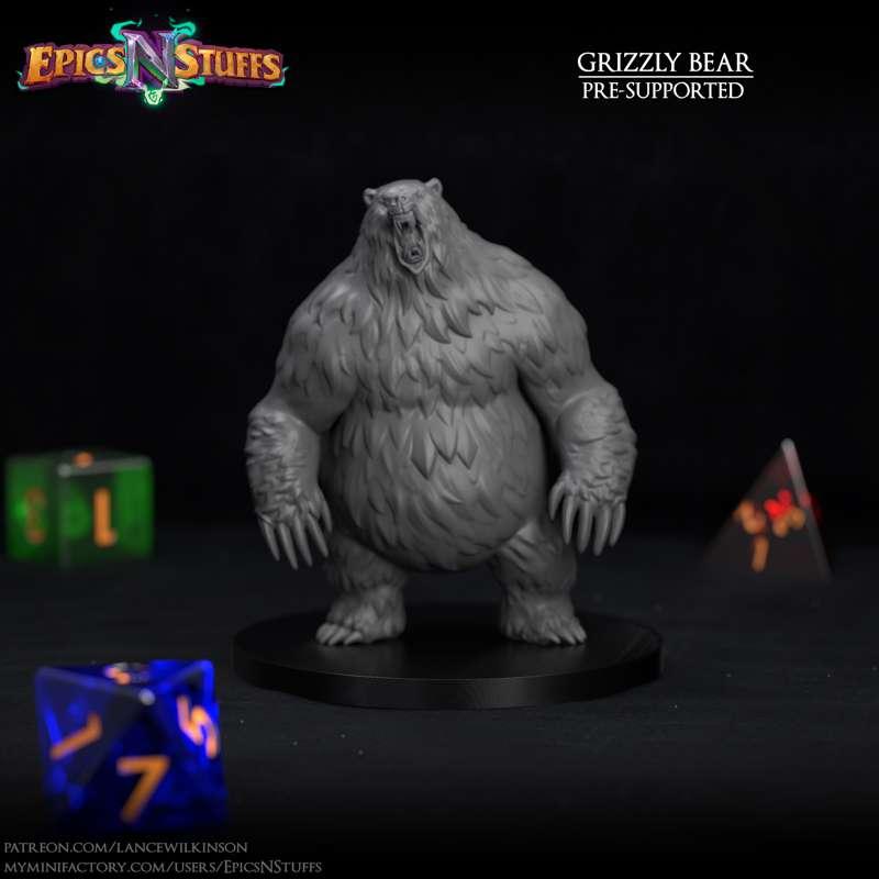 Christmas Calender day 8 - Grizzly Bear