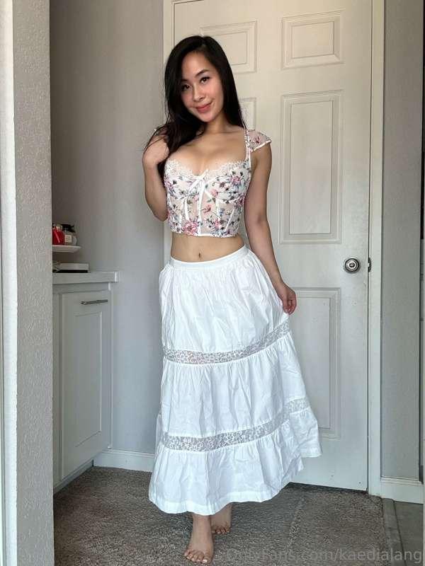 you don’t have to guess what’s under my skirt 😋