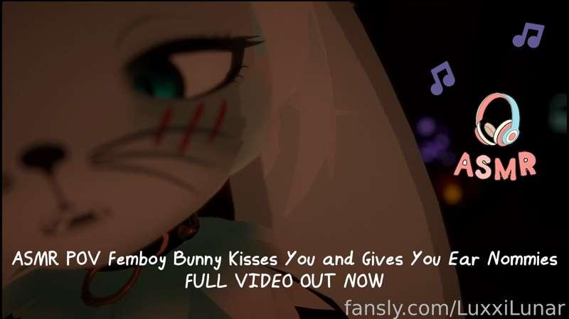 POV Femboy Bunny Kisses You and Gives You Ear Nommies
Hii everyone~

In this video, the bun gives you kissies, noms and lickies your ears~

Hope that you enjoy it~

#asmr #furry #kisses #nommies #bunny #cute #binural #stereo #3dio #personalattention #vrchat #erp #animation #anime #hentai