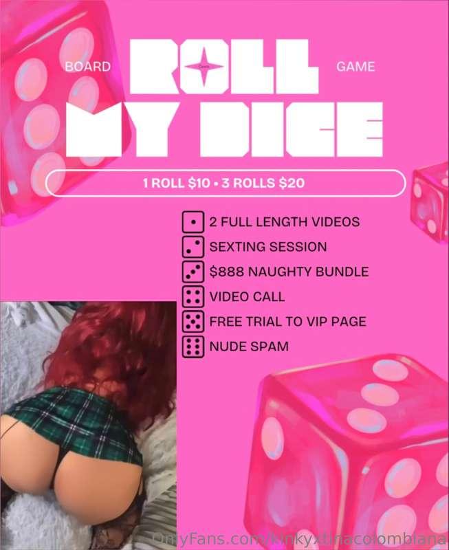 Roll my dice baby ♥️