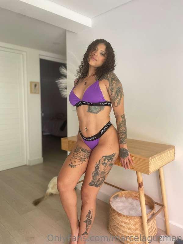 Do you like my purple bikini? 😏 @marcelaxo