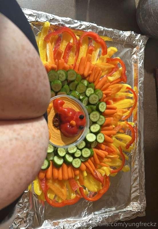 Do you guys like the hummus plate we had for thanksgiving?