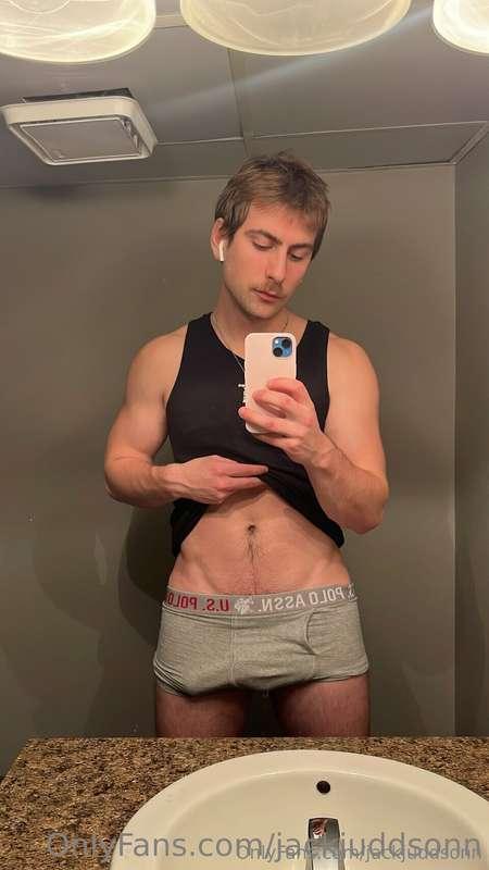 Thought my v-line was hot wanna lick it?