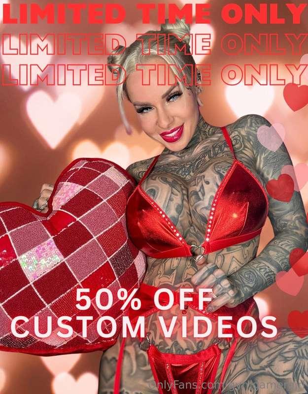 ❤️𝗛𝗮𝗽𝗽𝘆 𝗩𝗮𝗹𝗲𝗻𝘁𝗶𝗻𝗲’𝘀 𝗗𝗮𝘆 𝗯𝗮𝗯𝘆❤️ ‼️ JUST TODAY 50% OFF CUSTOM ..