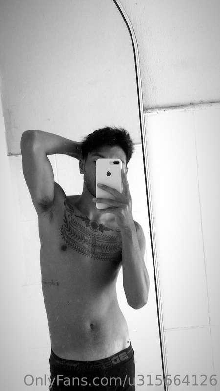 black and white