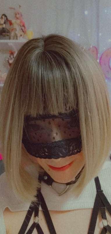 I cute the wig and messed it up haha but I will get an other..