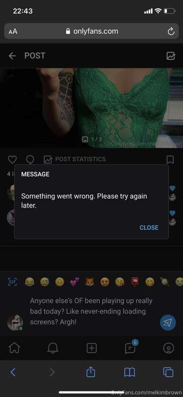 I can’t seem to post or open messages today! Anyone else hav..