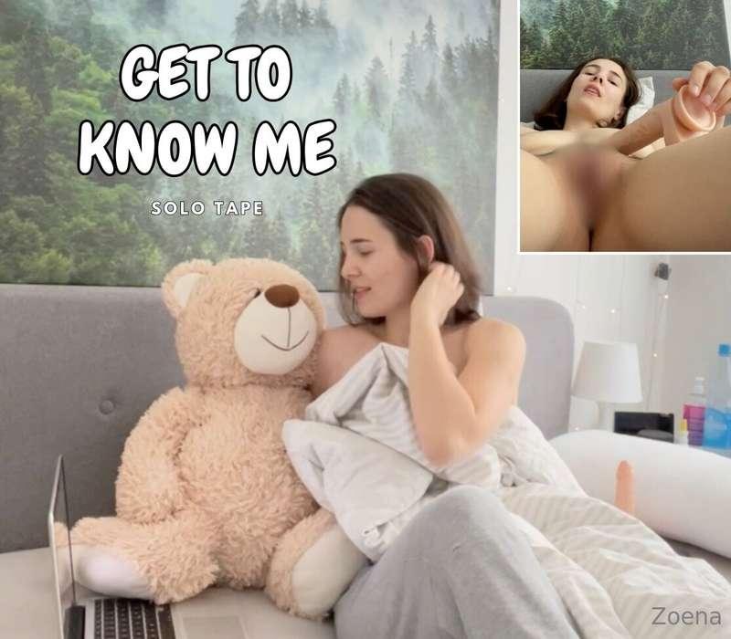 ***GET TO KNOW ME***
30min

You really want to get to know m..