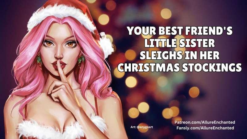 New Premium Audio! 🦋

Synopsis: Your best friend's little sister stops by your place. She's there to get a lift from her brother to a nearby Christmas party, but he's running late. This means, you finally get to talk and realize you've been fantasizing about each other for years 🤤

[F4M] Your Best Friend's Little Sister Sleighs In Her Christmas Stockings [Aggressive Fsub] [Naughty Tease] [Sexy Christmas Party Outfit] [Forbidden Lust] [Grab My Thighs] [Put Your Hand Up My Skirt] [Fingering] [Licking My Pussy As I Stand In Front of You] [Tasting Me Off Your Fingers] [Kissing] [Blowjob] [Deep Throat] [Begging] [Bending Me Over The Sofa] [2 Orgasms] [Creampie] [Aftercare]

Listener cums once

Speaker cums twice

Script and Edit: me

Art: @/anygoart

As always, all characters in the audio are 18+ and copyright applies. This is a fantasy created by adults, for adults. SFX is either Freesound, Zapsplat, EpidemicSound or me.

Allure x

Love this? Find much more on my Patreon, without PPV! Link in bio!

P.S. Dont forget all Fansly subs now have an invitation to my Private Discord Server! DM for link :D

#audioporn #voiceactress #cumming #asmr #Christmas #stockings #blowjob #pussylicking #doggy