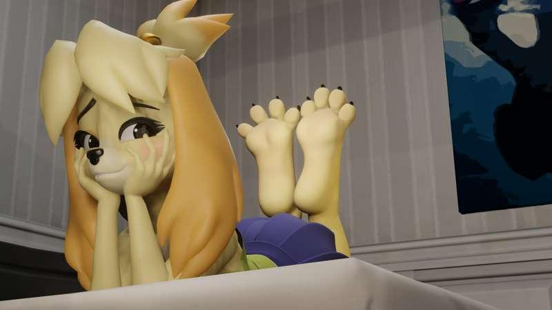 Isabelle Tickled