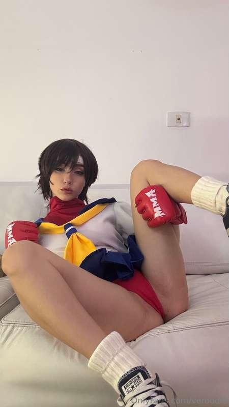 What do you think of my Sakura Kasugano cosplay test? ❤️I se..