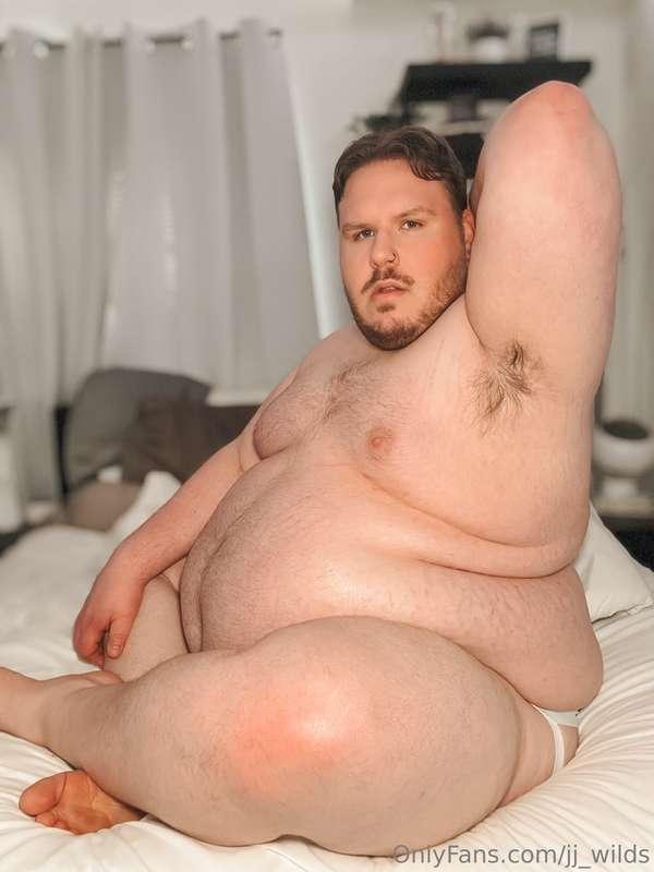 just a chub on a bed